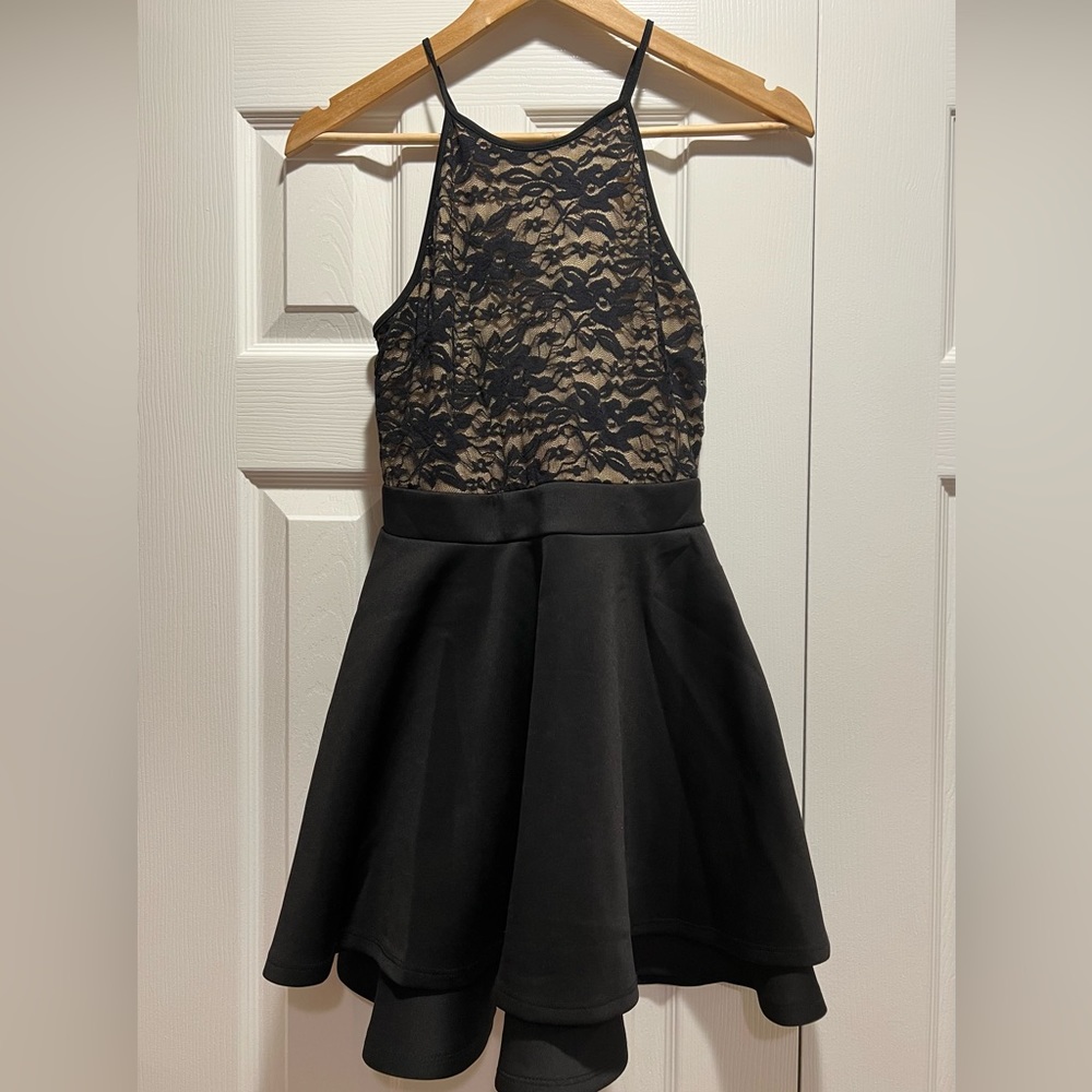 Juniors Emerald Sundae Fit & Flare Dress
